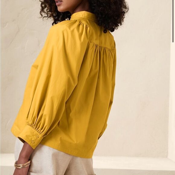 Banana Republic Cleo Fashion Poplin Shirt - Picture 2 of 13